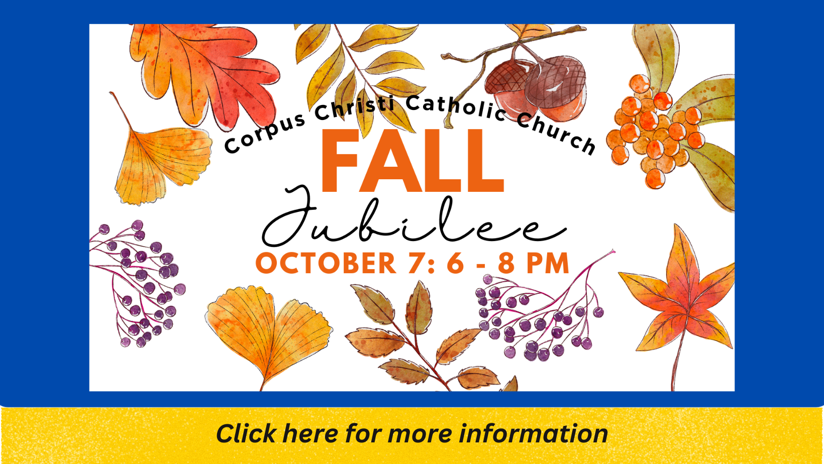 2023 Fall Jublee homepage tile