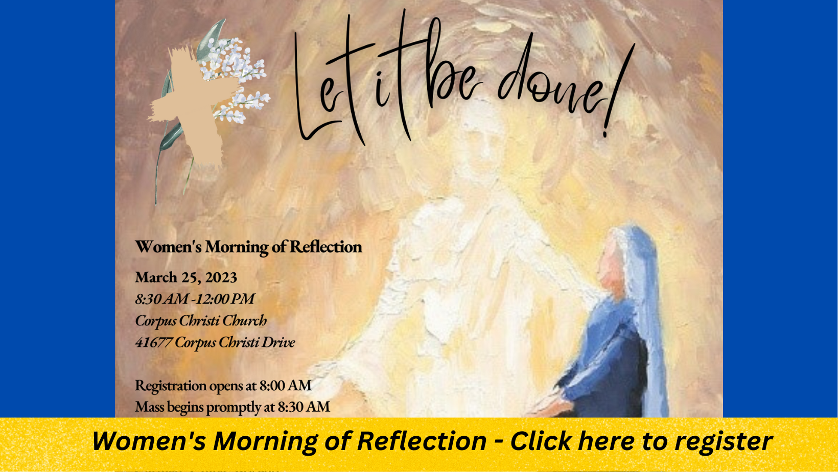 2023 Womens Morning of Reflection homepage tile