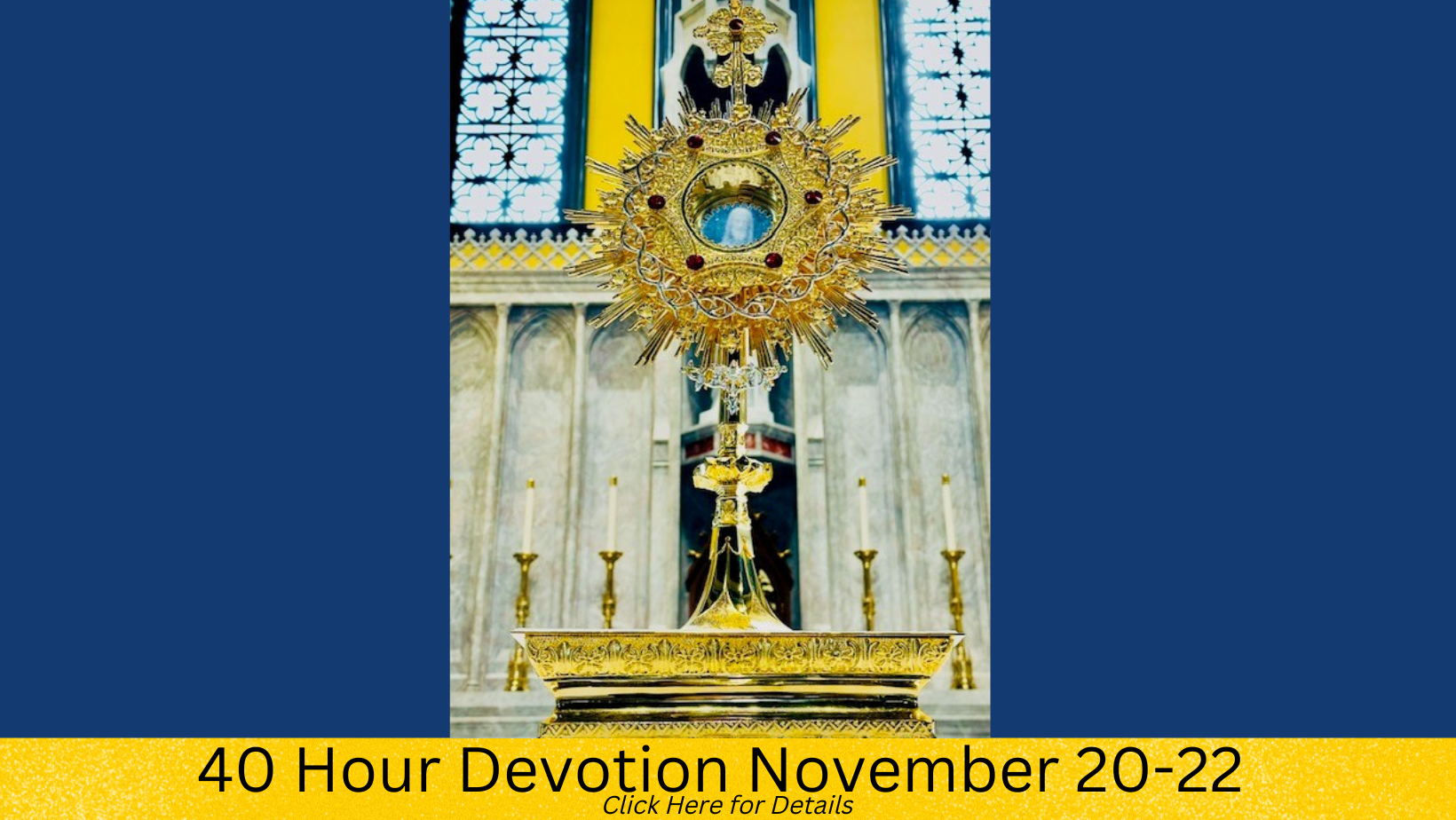 40 hour devotion homepage tile