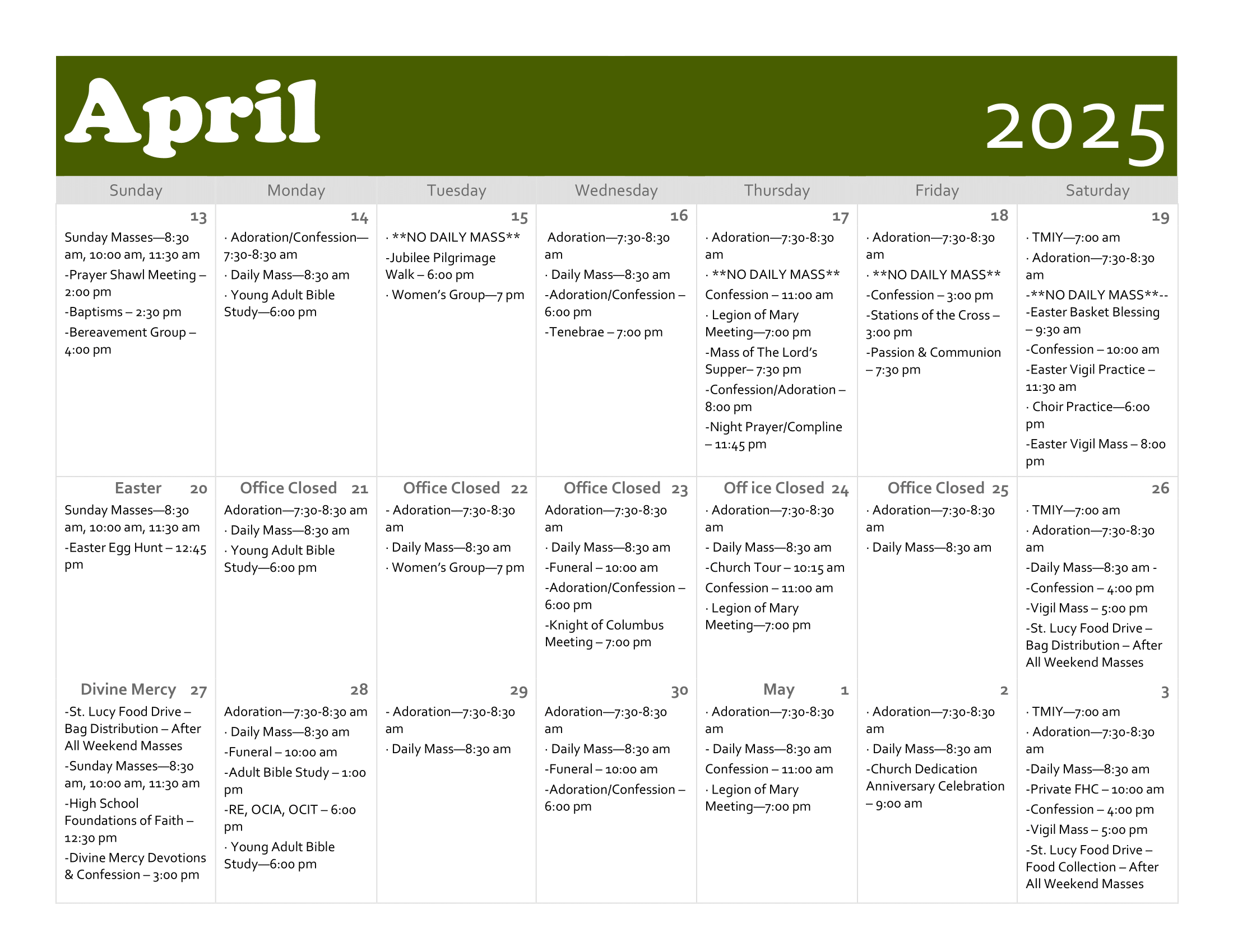 April May 2025 1 1