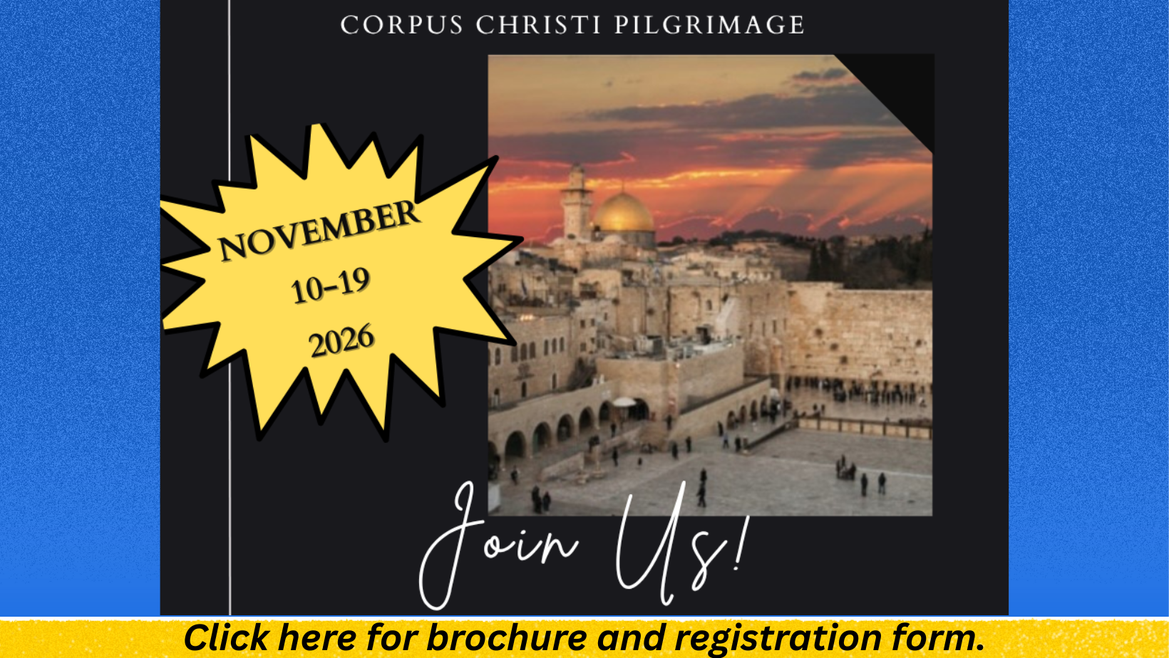 Holy Land home page tile