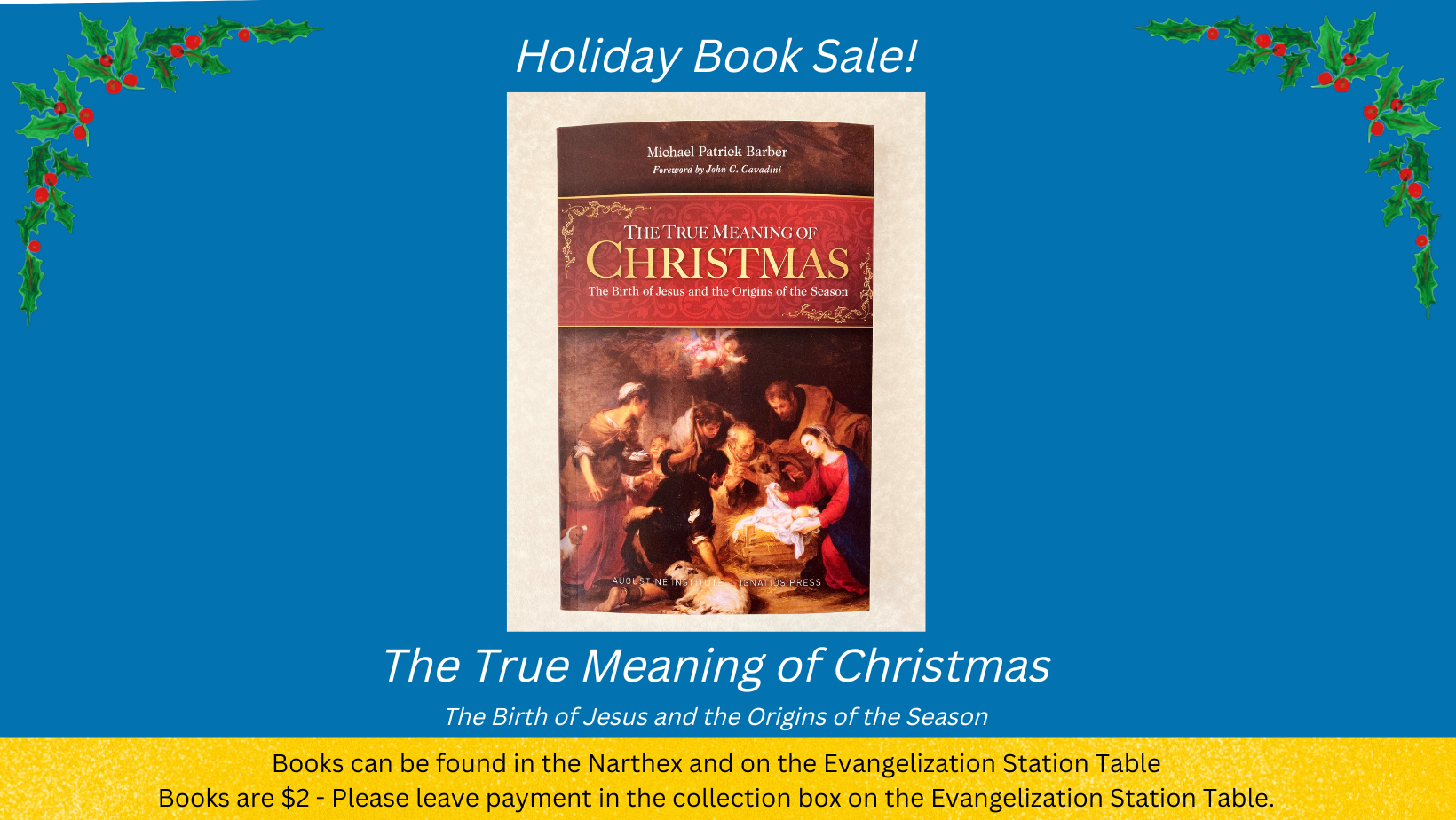 The True Meaning of Christmas Books For Sale Homepage Tile